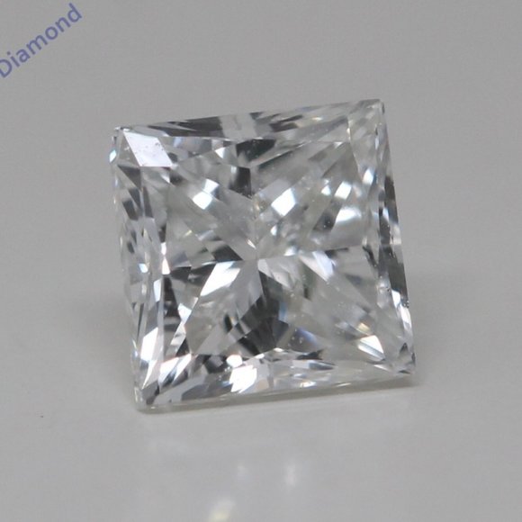 Princess Diamond Pendant 14K White 0.71 Ct H Vs2 Gia C47200020 - Picture 6 of 6